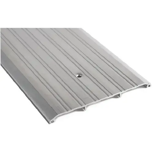 36" Saddle Threshold Clear Anodized Aluminum Finish